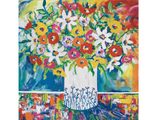 Luncheon Paper Napkins - Portchie Collection - Flowers in a white vase