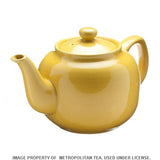 Old Amsterdam Porcelain Works- Windsor 6 Cup Teapot  -  Yellow