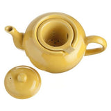 Ceramic Dominion 3 Cup Teapot with Built-in Infuser - Yellow