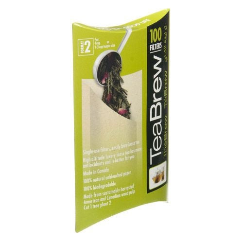 Tea Brew Paper Filters #2 - 100 Pk