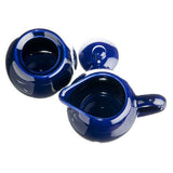 Ceramic Boston Milk &amp; Sugar Set - Royal Blue