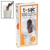 T-sac Tea Filters #2 - 100 Pk